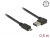 85164 Delock Kabel EASY-USB 2.0 Typ-A hane vinklad vänster / höger > EASY-USB 2.0 Typ Micro-B hane svart 0,5 m  small