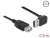 85185 Delock Extension cable EASY-USB 2.0 Type-A male angled up / down > USB 2.0 Type-A female black 0,5 m small