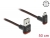 85265 Delock EASY-USB 2.0 Cable Type-A male to EASY-USB Type Micro-B male angled up / down 0.5 m black small