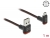 85266 Delock EASY-USB 2.0 kábel A-típusú csatlakozódugó - EASY-USB Micro-B típusú csatlakozódugó, ívelt felfelé / lefelé, 1 m, fekete small