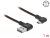 85271 Delock EASY-USB 2.0 kabel Typ-A hane till EASY-USB Typ Micro-B hane vinklad vänster / höger 1 m svart small
