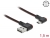 85272 Delock EASY-USB 2.0 kabel Typ-A hane till EASY-USB Typ Micro-B hane vinklad vänster / höger 1,5 m svart small
