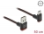 85275 Delock Cablu cu conector tată EASY-USB 2.0 Tip-A la conector tată USB Type-C™, în unghi sus / jos, 0,5 m, negru small