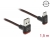85277 Delock EASY-USB 2.0 Cable Type-A male to USB Type-C™ male angled up / down 1.5 m black small