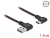 85282 Delock Kabel EASY-USB 2.0 Typ-A samec na USB Type-C™ samec pravoúhlý levý / pravý 1,5 m černý small