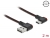 85283 Delock Cable EASY-USB 2.0 Tipo-A macho a USB Type-C™ macho, sesgado hacia la izquierda y hacia la derecha, de 2 m y negro small