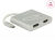 87716 Delock Divisor USB Type-C™ (modo DP Alt) > 1 x HDMI + 1 x salida de DisplayPort 4K 30 Hz small
