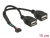 84933 Delock Cable USB 2.0 pin header female 2.00 mm 10 pin > 2 x USB 2.0 Type-A female 20 cm small