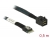 85081 Delock Cable Slim SAS SFF-8654 4i > Mini SAS HD SFF-8643 50 cm small