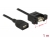 85460 Delock Καλώδιο USB 2.0 τύπου-A > USB 2.0 τύπου-Α θηλυκό πλαίσιο στερέωσης 1 m small