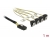 85687 Delock Cablu cu conector Mini SAS SFF-8087 > 4 x SATA, 7 pini mamă, unghi de 90° 1 m small