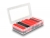 20909 Delock Schrumpfschlauch Sortimentsbox, Schrumpfungsrate 2:1, schwarz / rot 196-teilig small