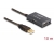 82748 Delock USB 2.0 prodlužovací kabel 10 m aktivní s hubem 4 porty small