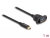 87826 Delock SuperSpeed USB 10 Gbps (USB 3.2 Gen 2) USB Type-C™ kábel apa – A-típusú USB anya 1 m panel-csatlakozójú fekete small