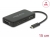 63929 Delock Adapter USB Type-C™ Stecker > VGA / HDMI / DVI / DisplayPort Buchse schwarz small