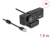 96400 Delock Webová UHD kamera s rozhraním USB a s mikrofonem, 4K 30 Hz, zorný úhel 110° a stativ  small