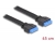 83124 Delock Kabel USB 3.0 Pfostenbuchse 2,00 mm 20 Pin > USB 3.0 Pfostenbuchse 2,00 mm 20 Pin 45 cm small