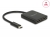 87719 Delock USB Type-C™ Splitter (DP Alt Mode) > 2 x HDMI out 4K 30 Hz small