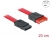 83952 Delock Cablu prelungitor SATA 6 Gb/s 20 cm, roșu small