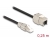 87203 Delock Cable RJ45 plug field assembly to Keystone Module RJ45 jack Cat.6A 25 cm small