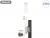 12631 Delock 5G LTE antenna N hüvely -2,14 - 2,93 dBi 33,5 cm-es rögzített, falra és rúdra szerelhető, mindenirányú, kültéri fehér small