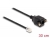 87956 Delock Cable RJ10 plug to RJ10 jack for installation 30 cm black small