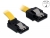 82472 Delock SATA 3 Gb/s Cable straight to upwards angled 30 cm yellow small