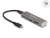 64236 Delock Concentrador USB 10 Gbps de 3 puertos que incluye lector de tarjetas SD y Micro SD con conector USB Type-C™ small