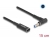 60031 Delock Kabelový adaptér na kabel na nabíjení laptopu, ze zásuvky USB Type-C™ na zástrčku HP 4,5 x 3,0 mm, úhlový 90° 15 cm small