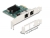 88205 Delock Placă PCI Express x1 la 2 x RJ45 Gigabit LAN small
