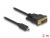 83586 Delock HDMI kabel Micro-D samec > DVI 24+1 samec 2 m small
