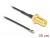12658 Delock Antenna Cable RP-SMA jack bulkhead to I-PEX Inc., MHF® 4L LK plug 1.37 35 cm thread length 10 mm small