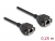 80197 Delock RJ50 Extension Cable female to female S/FTP 0.25 m black small
