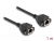 80199 Delock Prodlužovací kabel RJ50 ze zásuvky na zásuvku, S/FTP, 1 m, černý small
