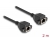 80200 Delock RJ50 Extension Cable female to female S/FTP 2 m black small
