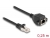 80191 Delock RJ50 Extension Cable male to female S/FTP 0.25 m black small