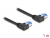 80210 Delock RJ45 Network Cable Cat.6A S/FTP left angled 1 m black small