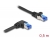 80221 Delock Cablu de rețea RJ45 Cat.6A S/FTP în unghi drept / dreapta 0,5 m, negru small