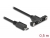 35108 Delock Cable USB 2.0 Micro-B female panel-mount > USB 2.0 Micro-B male 0.5 m small