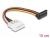 60101 Delock Kabel SATA 15 Pin HDD zu 4 Pin Stecker – gewinkelt small