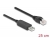 64158 Delock Serijski priključni kabel s FTDI čipom, USB 2.0 Tip-A muški na RS-232 RJ45 muški 25 cm crni small
