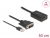 63189 Delock Adapter DVI-dugós csatlakozó > DisplayPort 1.2-csatlakozóhüvely fekete 4K-hez HDR funkcióval 50 cm small