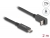 80035 Delock Kabel USB 5 Gbps, ze zástrčky USB Type-C™ na zástrčky USB Type-C™, pravoúhlý nahoru / dolů 2 m 4K PD 60 W s E-Marker small