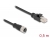 60072 Delock M12 Adapter Cable D-coded 4 pin female to RJ45 male 50 cm small