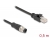 60073 Delock M12 Cable adaptador con codificación D de 4 pin macho a RJ45 macho, 50 cm small