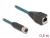 60070 Delock M12 Adapter Cable X-coded 8 pin female to RJ45 female 50 cm small