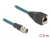 60071 Delock M12 Adapter Cable X-coded 8 pin male to RJ45 female 50 cm small