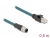 60075 Delock M12 Adapter Cable A-coded 8 pin male to RJ45 male 50 cm small