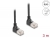 80283 Delock RJ45 Network Cable Cat.6A S/FTP Slim 90° upwards / upwards angled 3 m black small