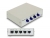 87588 Delock Switch RJ45 10/100 Mbps 4 port manual bidirectional small